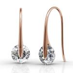 DESTINY Hailey Earring With Swarovski Crystal - Rose