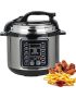 6L Electric Pressure Cooker Multi Cooker With LED Display Slow Cooker Rice Cooker Steamer Food Warmer Non-stick Inner Pot Touch