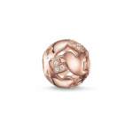 Rose Gold Zirconia Karma Bead