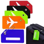 Hfzrzfh 5 Pack Silicone Luggage Tags For Suitcases Bright Colorful Suitcase Identifier With Stainless Steel Loop Tsa Approved Tr