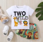 Two Wild T-Shirt And Shorts
