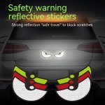 2PCS SET Reflective Car Stickers - Improve Your Vehicle's Visibility And Safety With This Stickers