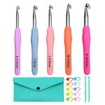 Yarniss Large Ergonomic Crochet Hooks Set 6.5MM 7.0MM 8.0MM 9.0MM 10.0MM 5 Size