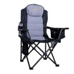 OZtrail Big Boy Arm Chair - Black 220KG