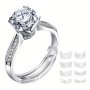 8Pcs Ring Size Adjuster Set Comfortably Secure Ring Size Adjuster Fit Loose Rings Ring Sizer Jewelry Rings Wedding Rings Essential