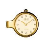 Champagne Dial Gold Pendant Charm Watch