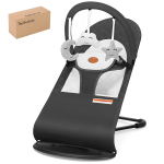 Kids- 0-18 Month Portable Baby Bouncer & Rocker Chair With Plush Toys