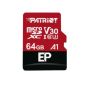 Patriot Ep V30 A1 64GB Micro Sdxc Card + Adapter
