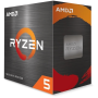 AMD Ryzen 5 5500 Cpu - 6-CORE Socket AM4 3.6 Ghz Processor 100-100000457BOX