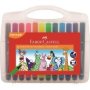 Faber-Castell Jumbo Fibre Tip Colouring Pens In Carry Case Set Of 12