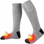 Killer Deals Rechargeable Battery Heated Socks Thick Knitting 3.7V Electric Heated Socks - Best Bargains Online