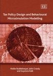Tax Policy Design And Behavioural Microsimulation Modelling