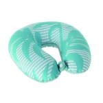 Neck Pillow With Leaf Print Design