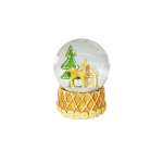 Snowglobe With Deer & Gingerbread House 10X13.2CM