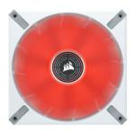 Corsair CO-9050129 ML140 LED Elite 140MM Red LED Fan Single Pack White Chassis Fan