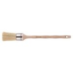 Square Edge Bristle Round Brush - NO.10. - Stainless Steel Ferrule 42MM