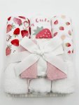 Mothers Choice Girls 3 Piece Hooded Towels And 3 Piece Faceclothes In Pink And White - Pink Onesize