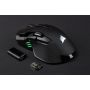 Corsair Ironclaw Rgb Wireless Rechargeable Gaming Mouse With Slispstream Wireless Technology Black Backlit Rgb LED 18000 Dpi