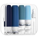 Mrsdry 16 Pack Travel Bottles Set Tsa Approved Leak Proof Silicone Squeezable Containers For Toiletries Refillable Travel Access