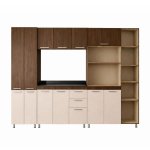 4 Piece Kitchen Scheme – Alpine Oak + Cappuccino
