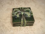 Green Enamel Box – 3X5X5CM