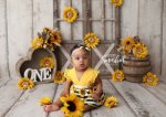 Sunflower Dress And Matching Headband