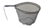 Xplorer Black Handle Round Net W catch & Release Mesh - Xplorer Fly Fishing