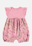 Elastane Jersey Romper - Pink