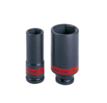 Socket 1 2" Deep Impact Thin Wall 13 16" 6PT
