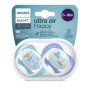 Avent Soother Ortho 6-18M Boy Papa 2 Pack