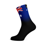 Australia Flag Socks - XL Black
