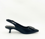 Kitten Heel Slingback - 7 Black