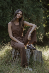Corfu Pants - Chocolate - Large