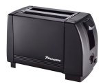 Pineware 860292 2 Slice Black Toaster