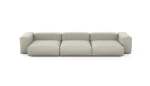 Three Module Sofa - Linen - Stone - 377CM X 136CM