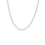 Curb Chain In Silver - 55CM - 1.75MM Wide