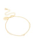 Goldair Gold Plated Cubic Zirconia MINI Heart Bracelet