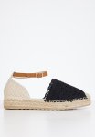 Madison Charlie Ankle Tie Espadrille - Black