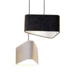 Triangle Felt Pendant Light Grey Charcoal - Charcoal