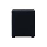 Small Leather-touch Ottoman