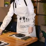 Kitchen Apron Oil-proof Waterproof Apron For Men And Women Chef Cooking Apron Kitchen Supplies