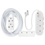 Extension Cord 10M Bundle With 7 Way Multi-plug And 1 Adapter