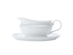 Maxwell & Williams Maxwell And Williams White Basics Gravy Boat And Saucer 550ML