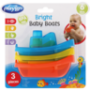 Bright Bath Boats Set 3 Piece