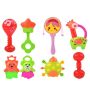 Baby Rattle Set - Sensory Stem Toy Set For Infants - Rattles & Chew Toys