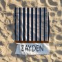 Swimming/bath Towel Stripe Dark Patchwork