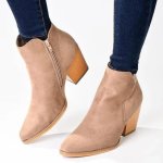 Madison Jett Ankle Boot - Taupe - 8