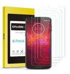 Moto Z3 Play Premium Tempered Glass Screen Protector 9H 4PK