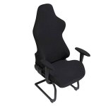 Btsky Ergonomic Office Computer Game Chair Slipcovers Stretchy Polyester Covers For Reclining Racing Gaming Gaming Chair Black N