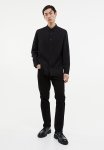 Regular Fit Lyocell Shirt - Black